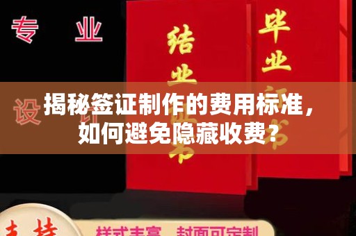 保靖揭秘签证制作的费用标准，如何避免隐藏收费？