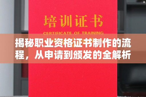 保靖揭秘职业资格证书制作的流程，从申请到颁发的全解析