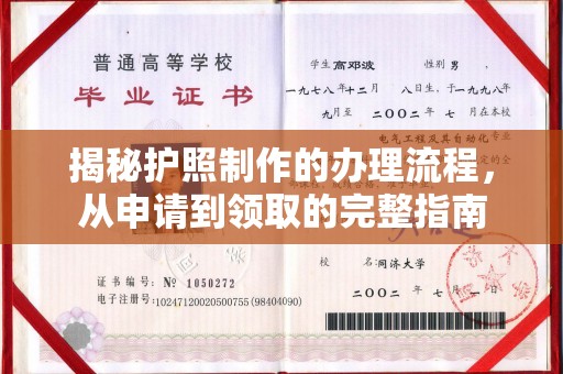 保靖揭秘护照制作的办理流程，从申请到领取的完整指南